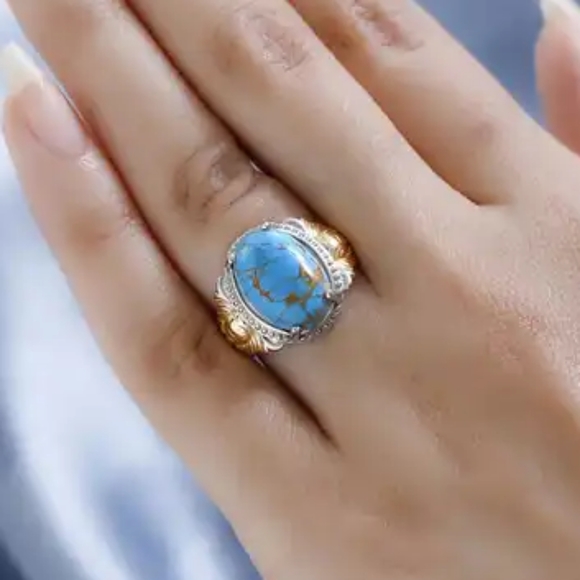 Mojave Blue Turquoise Ring - Picture 3 of 6